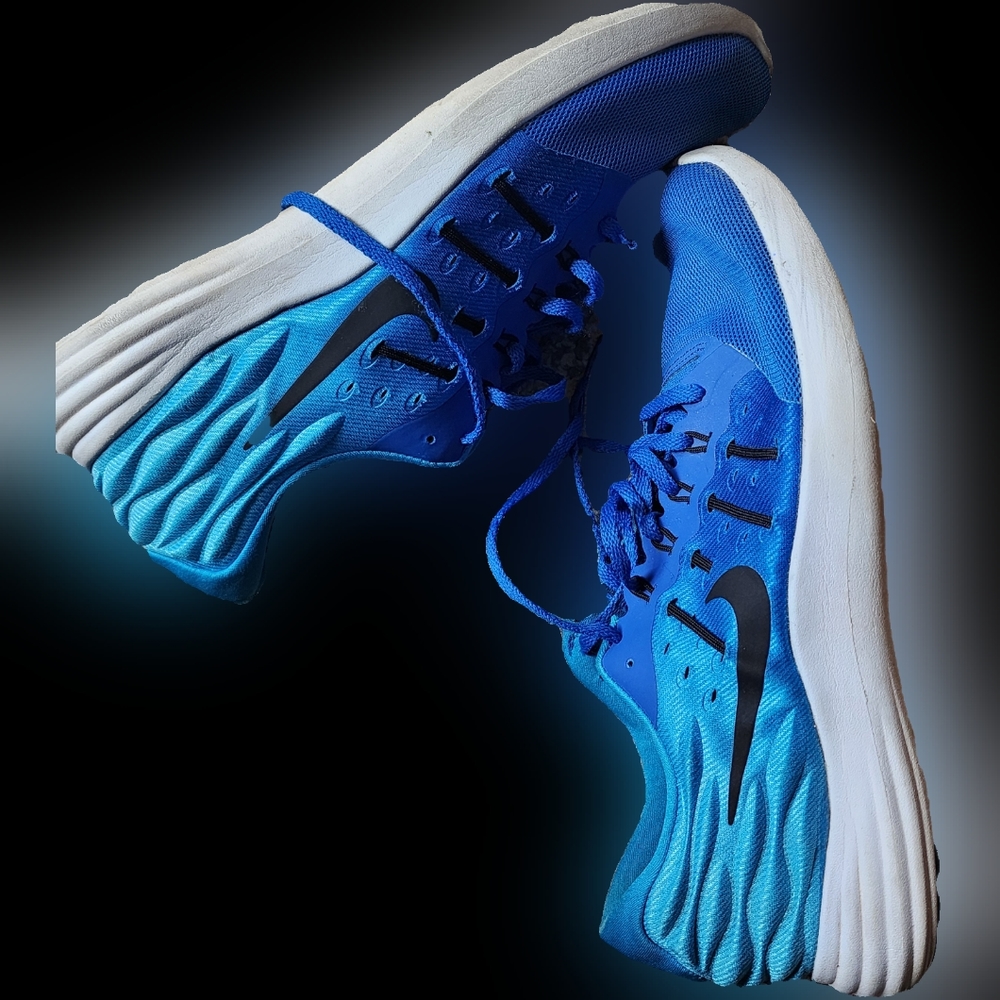 NIKE Lunarstelos Hyper Cobalt Men's Running Shoe Size 10.5